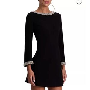 Alice and Olivia Mailynn Embellished Mini Dress